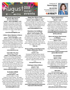 AUG 2018 GILBERT AREA EVENTS